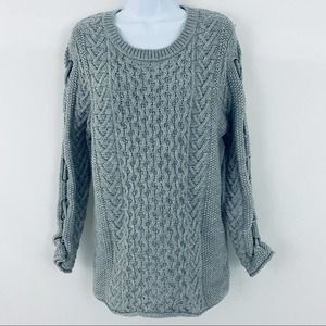 John + Jenn Cable Knit Sweater Size Medium